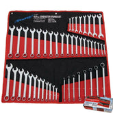 Neilsern 48pc Satin Finished Combination Spanner Wrench Set 6 - 25mm 1/4" ? 1"